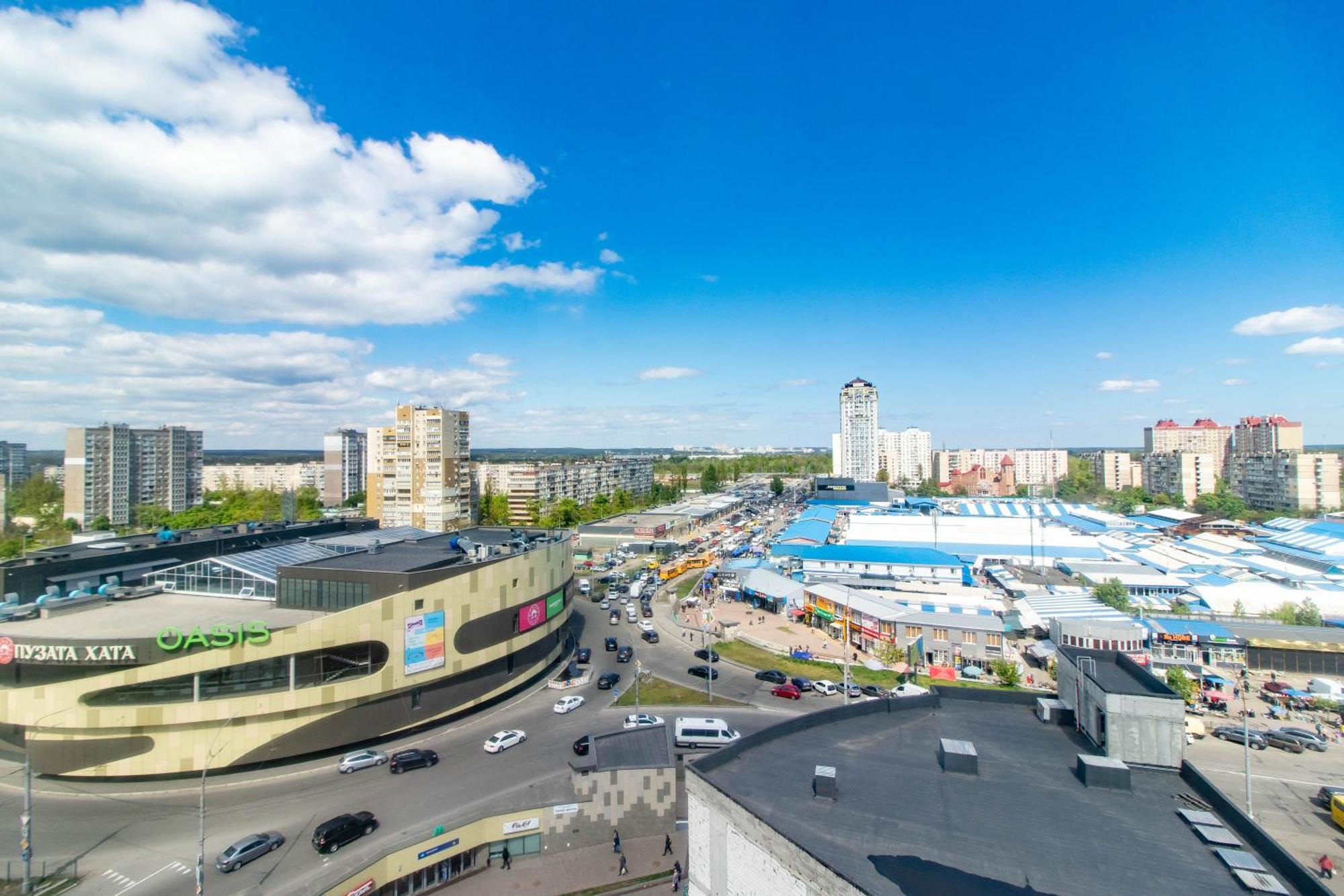 Kvartirkoff Na Obolonskom 40 Kiev Buitenkant foto