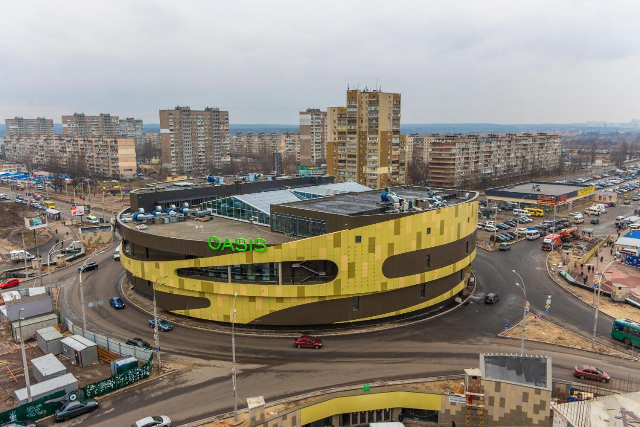 Kvartirkoff Na Obolonskom 40 Kiev Buitenkant foto